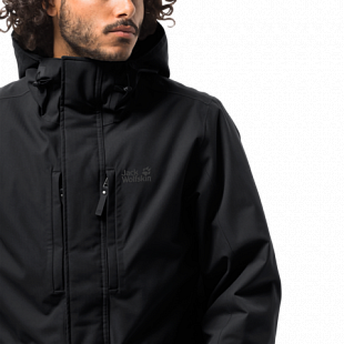 Куртка мужская Jack Wolfskin West Coast Jacket black
