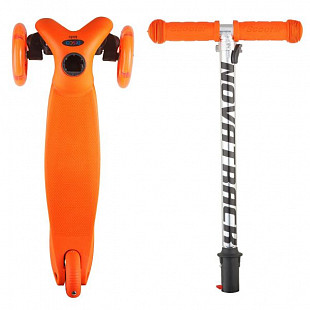 Самокат-кикборд Novatrack Disco-kids Orange 120H.DISCOKIDS.OR6