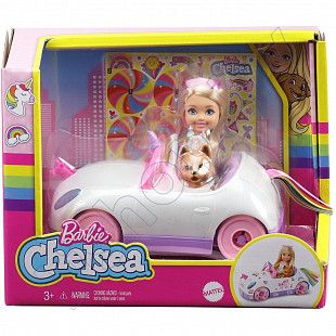 Кукла Barbie Челси и машина (GXT41)