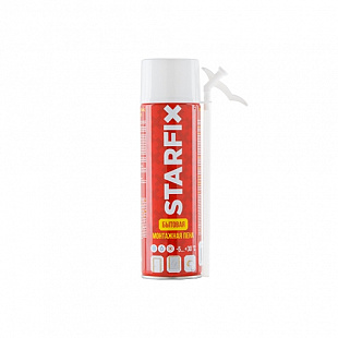 Пена монтажная Starfix бытовая всесезонная Straw Foam 500мл SM-66248-1