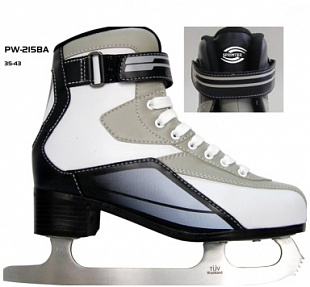 Коньки фигурные Zez Sport PW-215BA