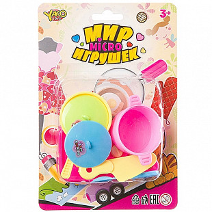 Набор кухня 8 предметов, серия Мир micro Игрушек M7634