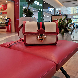 Женская сумка Pola 98369 white/red
