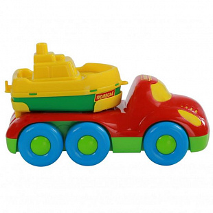 Автомобиль для перевозки кораблика Полесье Дружок 48370