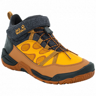 Ботинки детские Jack Wolfskin Jungle Gym Texapore Mid K jaguar