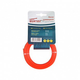 Леска Wortex ф 2,0мм х 15 м круглое сечение LTE201500011