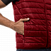 Жилет мужский Jack Wolfskin Jwp Vest M dark lacquer red