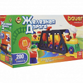 Конструктор Bauer Toys Железная дорога 200 элементов 255