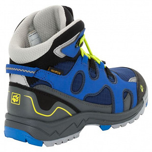Ботинки детские Jack Wolfskin Crosswind WT Texapore Mid K blue