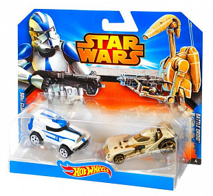Набор машинок Hot Wheels Звездные войны Штурмовик и Дроид (CGX02 CGX07)