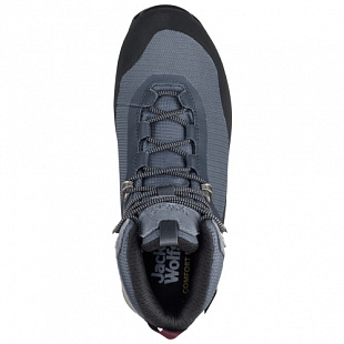 Водонепроницаемые ботинки для треккинга  женские Jack Wolfskin Wilderness Lite Texapore Mid W pebble grey / burgundy