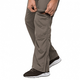 Брюки с молнией мужские Jack Wolfskin Canyon Zip Off Pants siltstone