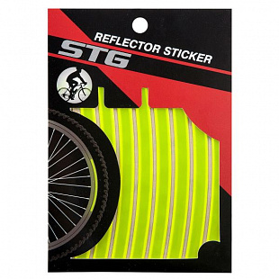 Светоотражатель STG 43017-Y, наклейки на обод Х82808