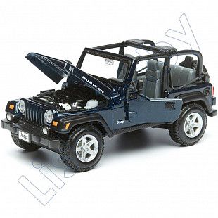 Машинка Maisto 1:27 Jeep Wrangler Rubicon (31245) blue