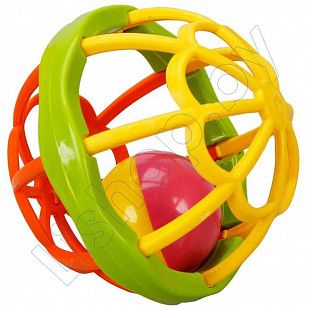 Погремушка BamBam Мяч (334936) red/yellow
