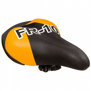 Седло Novatrack детское FR-10 black/yellow КЛ98737