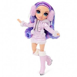 Кукла Rainbow High "Вайолет Виллоу. Зимние каникулы" 574804EUC purple