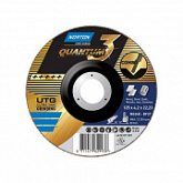 Круг обдирочный Norton 125х4.2x22.2 мм по металлу и нержавеющей стали QUANTUM 3 KOMBO 0254943392