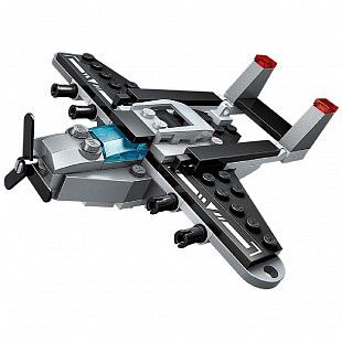 Конструктор Qman Combat Zones Самолет-истребитель 2 в 1 (1411-1)