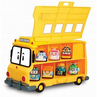 Игровой набор Robocar Poli Кейс для хранения машинок Скулби (вместимость 14 машинок) 83148