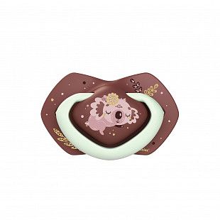 Пустышка Canpol babies Sleepy Koala силиконовая симметричная 6-18 мес. 2 шт. (22/659_pin) pink