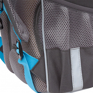 Рюкзак школьный с мешком GRIZZLY RAm-185-5 /2 grey