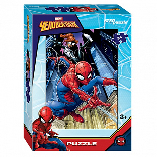Мозаика Step Puzzle Marvel-2 Человек-паук 4 54 71160
