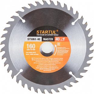 Диск пильный Startul 160х20/16 мм 40 зубьев ST5061-40