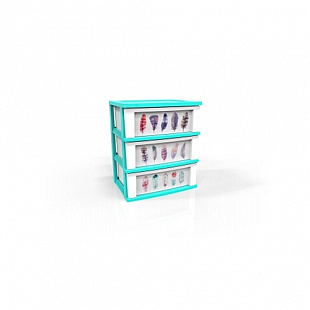 Комод Berossi Serenity 3-х секционный turquoise АС53837000