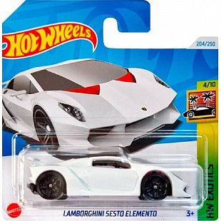 Машинка Hot Wheels Базовой коллекции Lamborghini Sesto Elemento 204/250 (5785 HTC23)