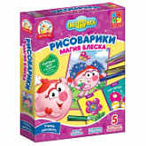 Развивающая игра Vladi Toys VT4801-09 Рисоварики Магия блеска Нюша
