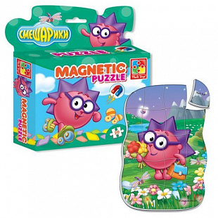 Игра настольная "Магнитные пазлы. Смешарики" VT1504-30