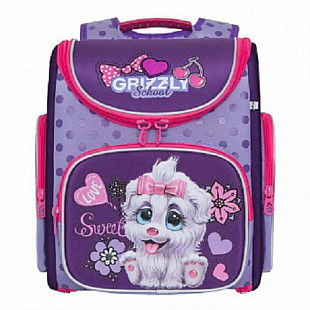 Рюкзак школьный GRIZZLY RAr-080-3 /1 purple/lavender