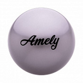 Мяч для художественной гимнастики Amely AGB-101 19 см grey
