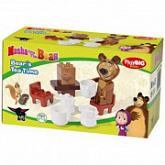 Конструктор Big Маша и Медведь, стартовый набор, 7-11 дет. в ассортименте 800057090
