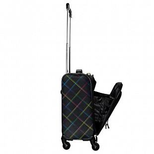 Чемодан Rion А433 black/blue/green