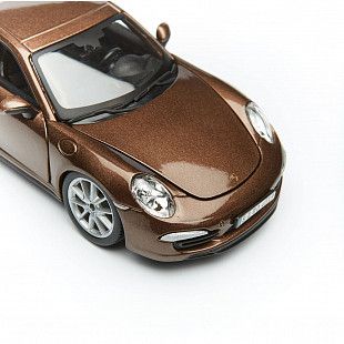 Коллекционная машина Bburago 1:24 Porsche 911 Carrera S (18-21065) brown