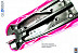 Самокат Globber Primo Plus Titanium 442-132 neon pink