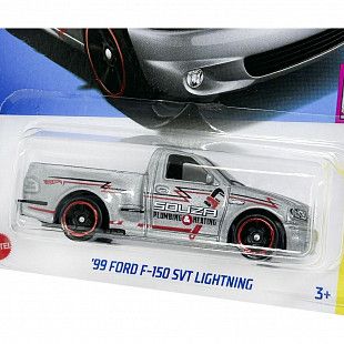 Машинка Hot Wheels Базовой коллекции '99 Ford F-150 SVT Lightning 210/250 (5785 HTB07) mainline 2024