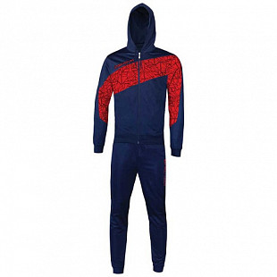 Спортивный костюм Givova Tuta Bolivia Con Cappuccio TS01 blue/red