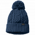 Шапка мужская Jack Wolfskin Stormlock Pompom Beanie dark indigo 1905091-1024561