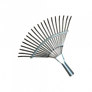 Грабли веерные пластинчатые Рубин-7 оцинкованные 22 зуба 1141751450009