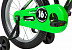 Велосипед Novatrack Strike 16" (2020) 163STRIKE.BKG20 black/green