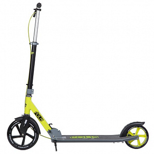 Самокат городской с ручным тормозом Novatrack Polis Lime 230мм 230B.POLIS.LM8