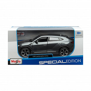 Масштабная модель автомобиля Maisto 1:24 SP - Lamborghini Urus (31519) dark grey