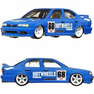 Машинка Hot Wheels Premium Nissan R390 GT1 & '94 Nissan Primera (HBL96 HRR74)