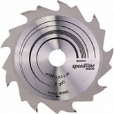 Диск пильный Bosch 140х2 см 9 зуб. по дереву 2608640778