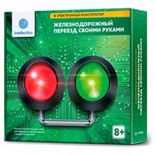Электронный конструктор Intellectico "Железнодорожный переезд своими руками" 1103