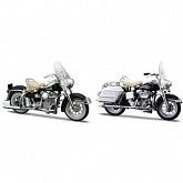 Набор мотоциклов Maisto 1:18 Harley Davidson 1968 FLH Electra Glide + 1962 FLH Duo Glide 37301 (60'S)