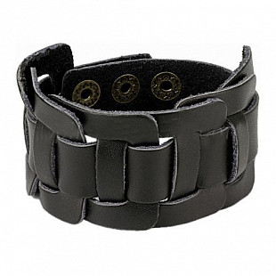 Мужской браслет из натуральной кожи Spikes SL0220-K